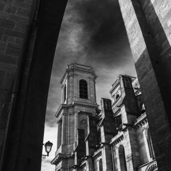 Photographie intitulée "cathédrale de Langr…" par Alexandre Wilhelm, Œuvre d'art originale, Photographie manipulée