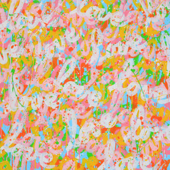Peinture intitulée "Love 2" par Isabelle Pelletane, Œuvre d'art originale, Acrylique Monté sur Châssis en bois