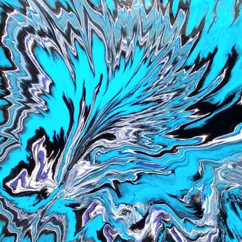 Pittura intitolato "Tableau abstrait Va…" da Aqualis, Opera d'arte originale, Acrilico