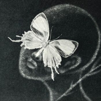 图画 标题为“Contemplation II” 由Chahrazed Fekih, 原创艺术品, 操纵摄影 安装在纸板上