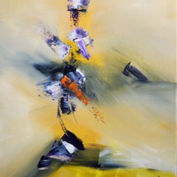 "HAÏKU D'AUTOMNE / A…" başlıklı Tablo Michele Madeleine Guillot tarafından, Orijinal sanat, Akrilik Ahşap Sedye çerçevesi üz…