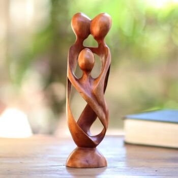 雕塑 标题为“Family Spiral Sculp…” 由Djamel Eddine Hafis, 原创艺术品, 木