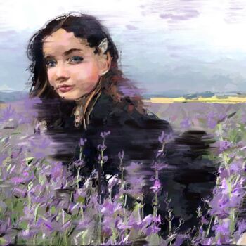 Schilderij getiteld "A Glimmer of the So…" door Marina Fedorova, Origineel Kunstwerk, Olie