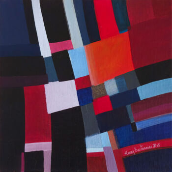 Peinture intitulée "La déception du pin…" par Henry Bartonnier, Œuvre d'art originale, Acrylique Monté sur Panneau de bois