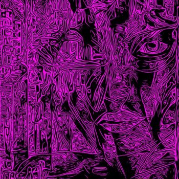 Artes digitais intitulada "FUNKY NOIR:NYC BY N…" por Alexandra Bloodworth, Obras de arte originais, colagem digital
