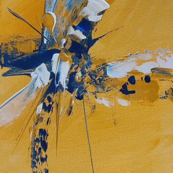 Peinture intitulée "Provence" par Christelle Moreau, Œuvre d'art originale, Acrylique Monté sur Châssis en bois