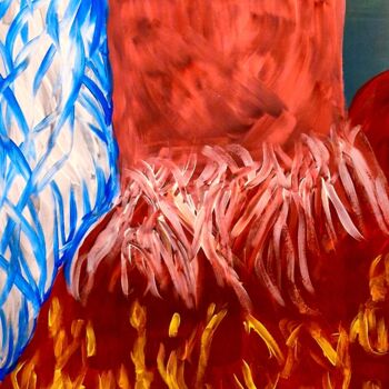 Peinture intitulée "Ewige Erlösung - Da…" par Noel, Œuvre d'art originale, Acrylique