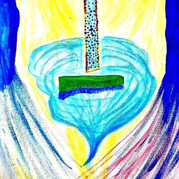 Peinture intitulée "Licht des Glaubens…" par Noel, Œuvre d'art originale, Acrylique