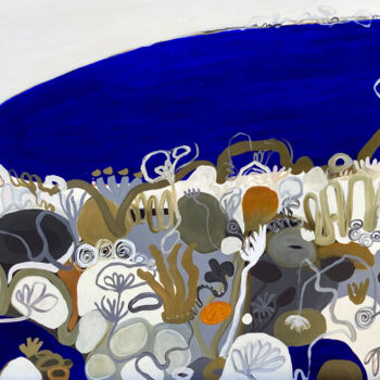 Painting titled "Point Nepean Alive" by Harnish Surendra Patel, Original Artwork, Acrylic