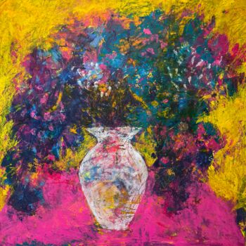 绘画 标题为“Vibrant Abstract Fl…” 由So Zo, 原创艺术品, 丙烯