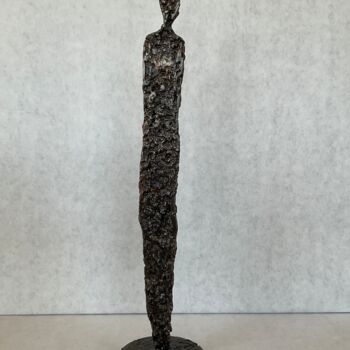 Skulptur mit dem Titel "Le select" von Raymond Duminil, Original-Kunstwerk, Metalle