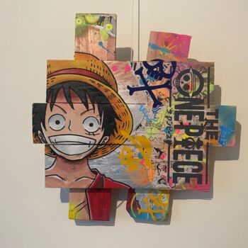 Painting titled "Tableau Pop art One…" by Vincent Streiff, Original Artwork, Acrylic