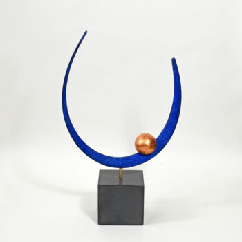 Skulptur mit dem Titel "SPAN" von Philip Hearsey, Original-Kunstwerk, Bronze