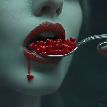 Arte digitale intitolato "Weak" da Ddking, Opera d'arte originale, Immagine generata dall'IA