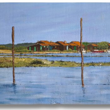 Painting titled "Au cœur de l'île au…" by Benoît Laffaiteur, Original Artwork, Acrylic