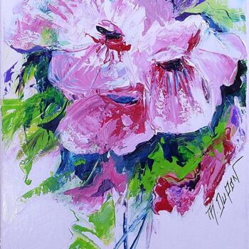 Ζωγραφική με τίτλο "Bouquet d'été" από Marie Dupon, Αυθεντικά έργα τέχνης, Ακρυλικό