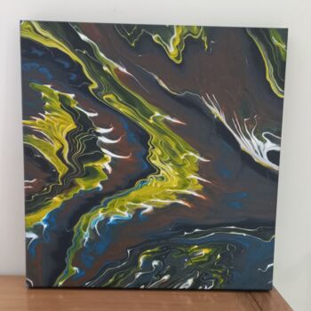 Painting titled "Griffes de tigre" by Aqualis, Original Artwork, Acrylic