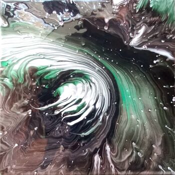 「Océan indien」というタイトルの絵画 Aqualisによって, オリジナルのアートワーク, アクリル