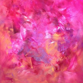Ζωγραφική με τίτλο "Blossom Haze" από Paresh Nrshinga F R S A, Αυθεντικά έργα τέχνης, Ακρυλικό Τοποθετήθηκε στο Ξύλινο φορεί…