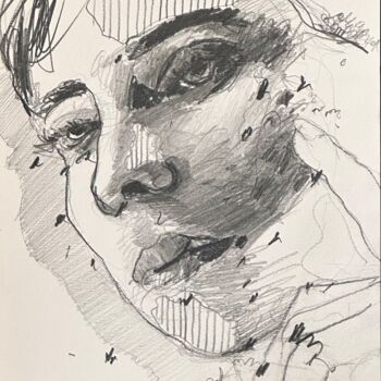图画 标题为“PORTRAIT 1” 由Stephan Geisler, 原创艺术品, 铅笔
