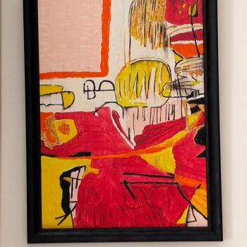 Peinture intitulée "Un été espagnol" par Valbrun, Œuvre d'art originale, Acrylique Monté sur Autre panneau rigide