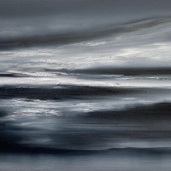 Painting titled "Out of the Shadows" by Julia Everett, Original Artwork, Oil Mounted on Wood Stretcher frame