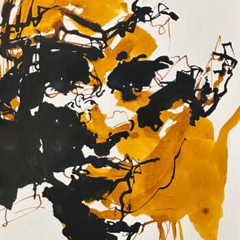 제목이 "PORTRAIT 3"인 그림 Stephan Geisler로, 원작, 잉크