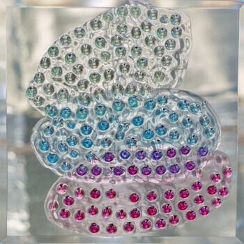 Peinture intitulée "Dance of Memories:…" par Julia Mauri, Œuvre d'art originale, Verre