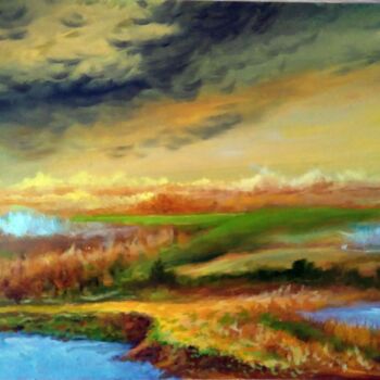 绘画 标题为“Abstract Landscape…” 由Владимир Абаимов, 原创艺术品, 油