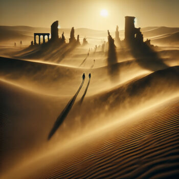 Arte digitale intitolato "Echoes of the Forgo…" da Alberto Capitani, Opera d'arte originale, Immagine generata dall'IA