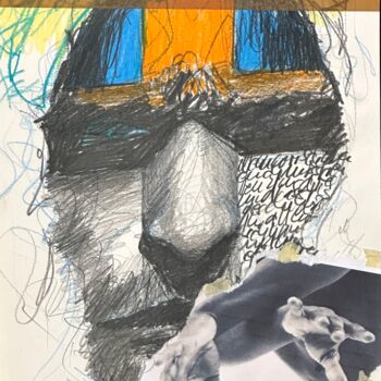 Dessin intitulée "PORTRAIT 5" par Stephan Geisler, Œuvre d'art originale, Crayon