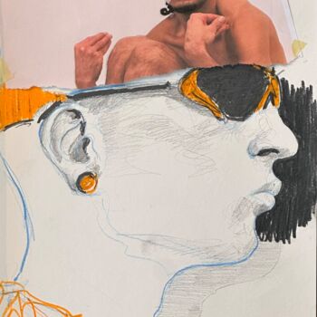 图画 标题为“PORTRAIT 6” 由Stephan Geisler, 原创艺术品, 铅笔