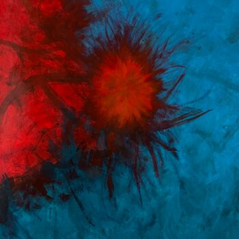 Peinture intitulée "Dance of the Elemen…" par Oleg Strokatyy, Œuvre d'art originale, Acrylique