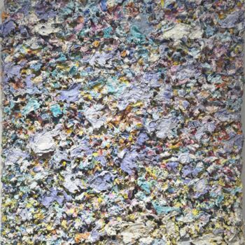 Peinture intitulée "Blue Marin" par Pascal Courcelles, Œuvre d'art originale, Huile Monté sur Châssis en bois