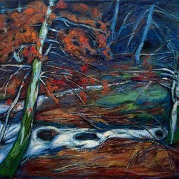 Ζωγραφική με τίτλο "''After the rain''." από Raffi Ghazaryan, Αυθεντικά έργα τέχνης, Λάδι Τοποθετήθηκε στο Ξύλινο φορείο σκε…