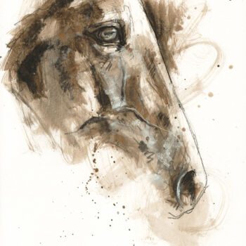 Painting titled "Face à Face 10" by Benedicte Gele, Original Artwork, Acrylic