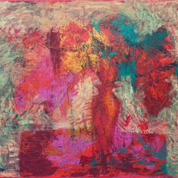 Painting titled "The Vessel of What…" by So Zo, Original Artwork, Acrylic Mounted on Wood Stretcher frame
