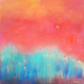 Malerei mit dem Titel "Africa" von Claire Mcinnerny, Original-Kunstwerk, Acryl Auf Keilrahmen aus Holz montiert