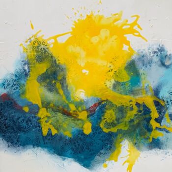 Peinture intitulée "Splash!" par Anik Lapointe, Œuvre d'art originale, Acrylique Monté sur Châssis en bois