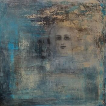 Peinture intitulée "Pensées" par Marie Pascale Martins, Œuvre d'art originale, Acrylique Monté sur Châssis en bois