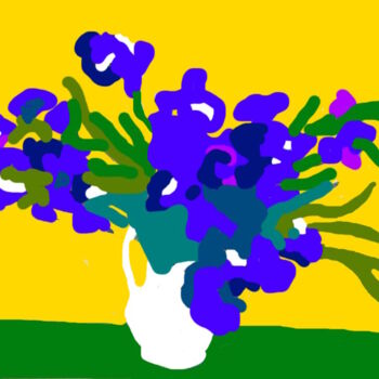 Arts numériques intitulée "Ce bouquet de Prove…" par Stephane Pruvot, Œuvre d'art originale, Peinture numérique