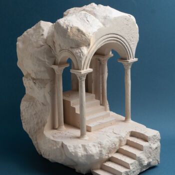 ""Lost Sanctuary"" başlıklı Heykel Yuriy Kraft tarafından, Orijinal sanat, Rezine