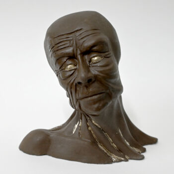 Sculpture titled "L'Age mûr... ou 115…" by Isabelle Ardevol (Iza), Original Artwork, Ceramics