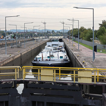 Photography titled "waterway" by Andreas Benz, Original Artwork, Digital Photography