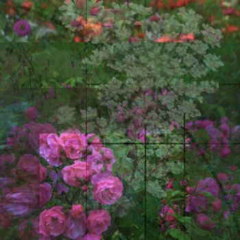 Photography titled "Le Carrée 11" by Nana Plamadeala-Kiritchenko, Original Artwork, Manipulated Photography Mounted on Alumi…