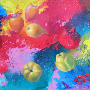 제목이 "Summer taste"인 미술작품 Lana Korolievskaia로, 원작, 기름