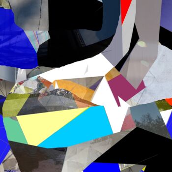 Digital Arts με τίτλο "Untitled 2025-04-06" από Stefan Fransson, Αυθεντικά έργα τέχνης, Ψηφιακό Κολάζ