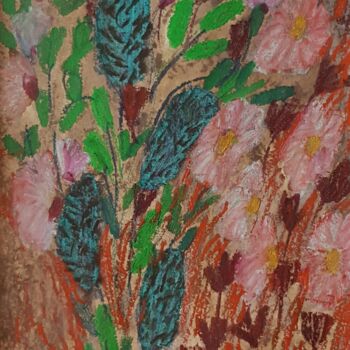 Pintura titulada "PRINTEMPS" por Mchartrie, Obra de arte original, Pastel
