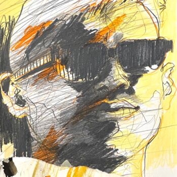 Drawing titled "PORTRAIT 8" by Stephan Geisler, Original Artwork, Pencil