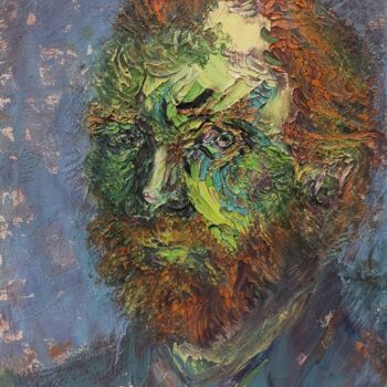 Peinture intitulée "Vincent Van Gogh. P…" par Allen Light, Œuvre d'art originale, Huile Monté sur Châssis en bois